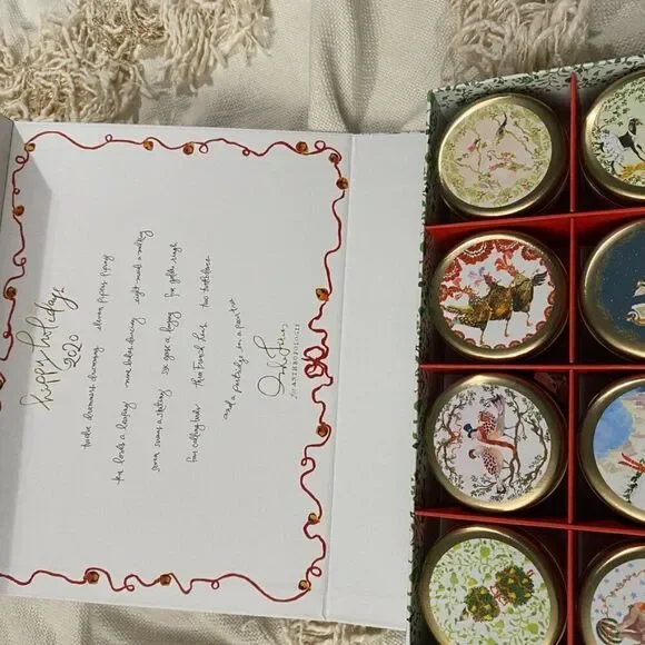 Anthropologie Inslee Fariss 12 Days Christmas Menagerie Candle Gift Set NEW - Picture 5 of 8